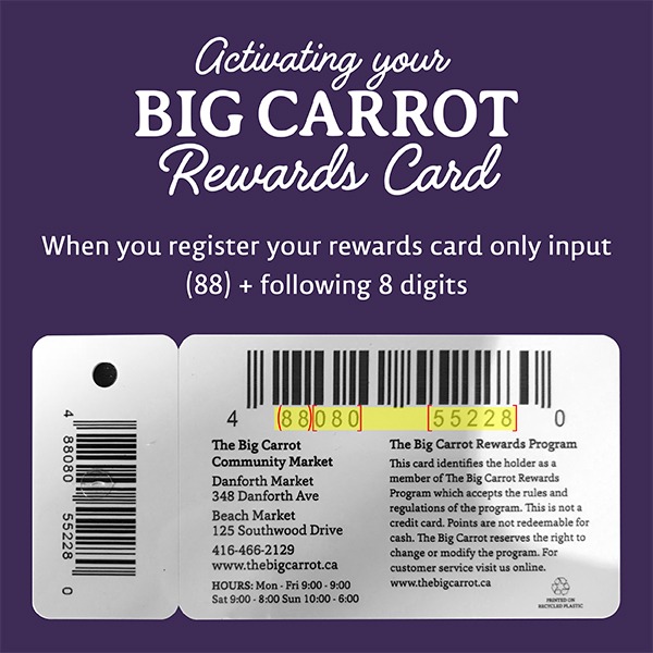 Password Reset The Big Carrot Community Market
